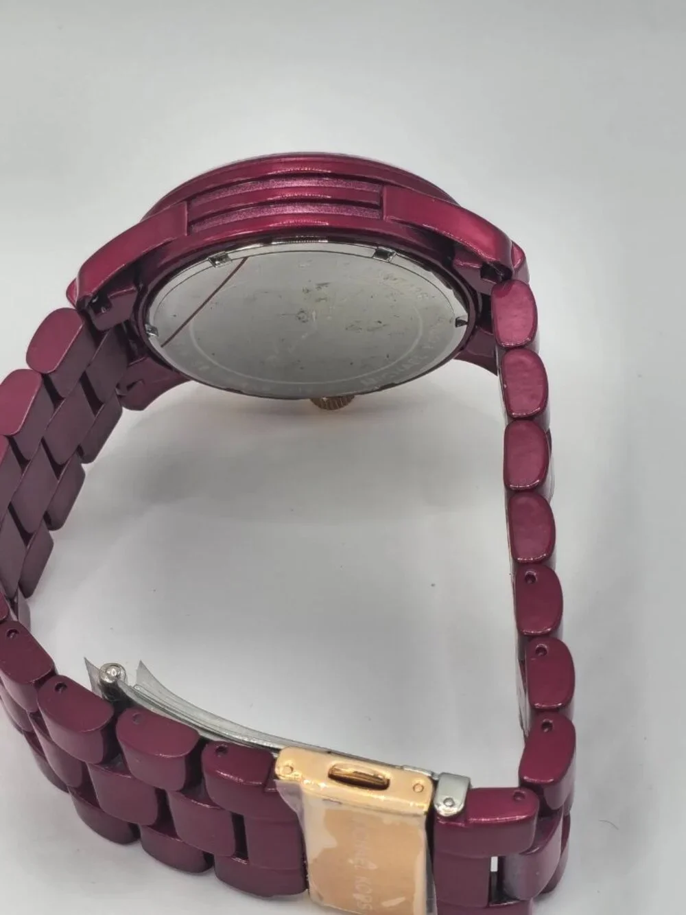 Michael Kors Runway Women's Red-Tone Chronograph Watch MK7436